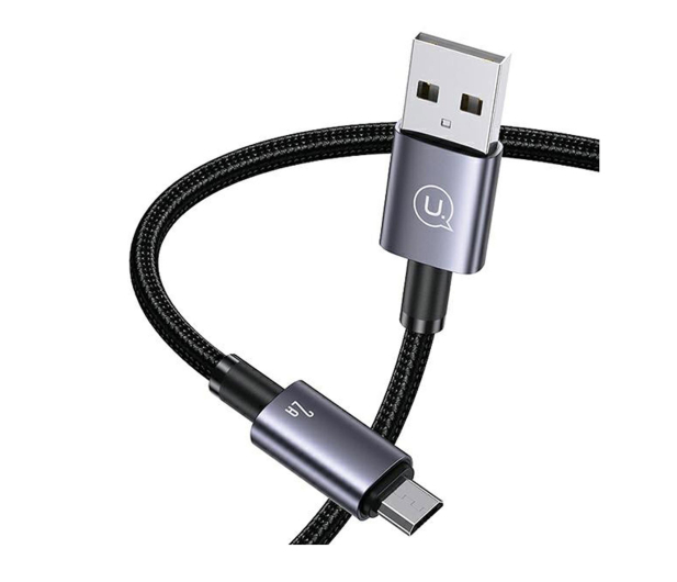 USAMS Kabel USB na Micro-USB 2A 1,2m Fast Charging stalowy - 1569049 - zdjęcie 3